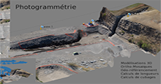 Photogrammetrie réalisée par Drone Tech. Ile de la Réunion.